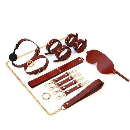 Fashionable And Simple Cowhide Leather Bondage Set